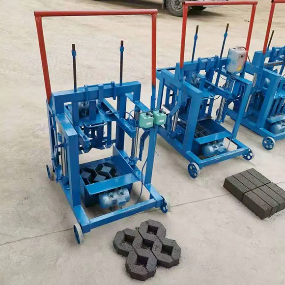 DM4-12 manual concrete block making machine2