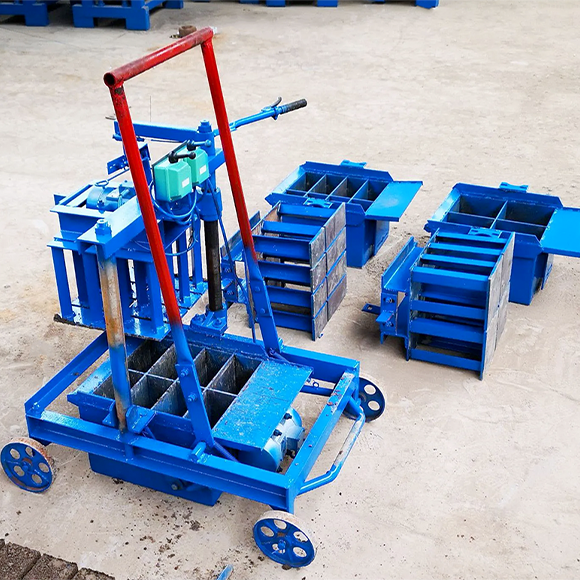 DM4-12 manual concrete brick making machine1