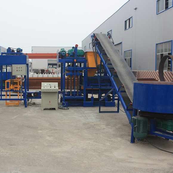 DM4-15 Automatic concrete block production line , blocks bricks pavers