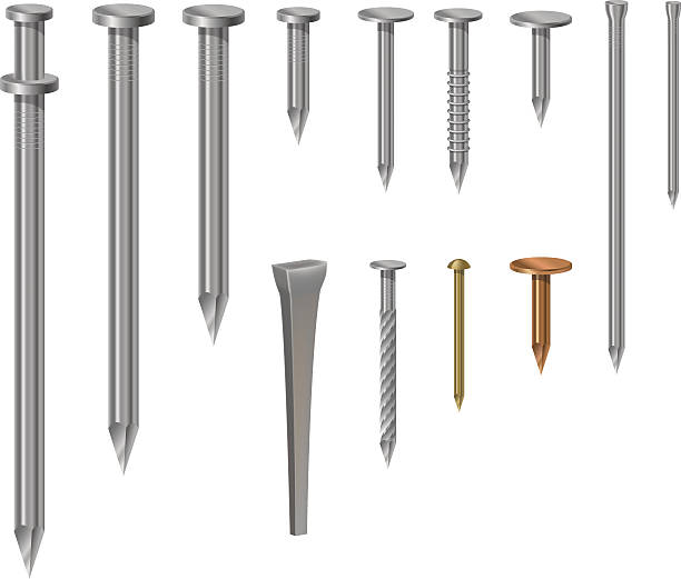 A variety of types and sizes of nails from Danyal Machinery