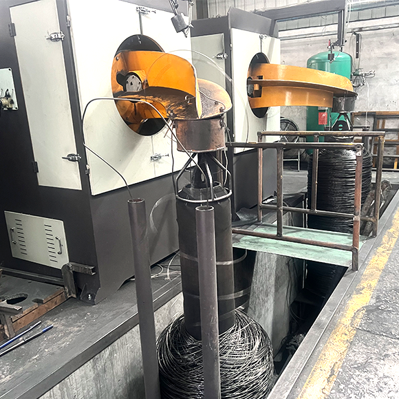 Trunk take-up machine